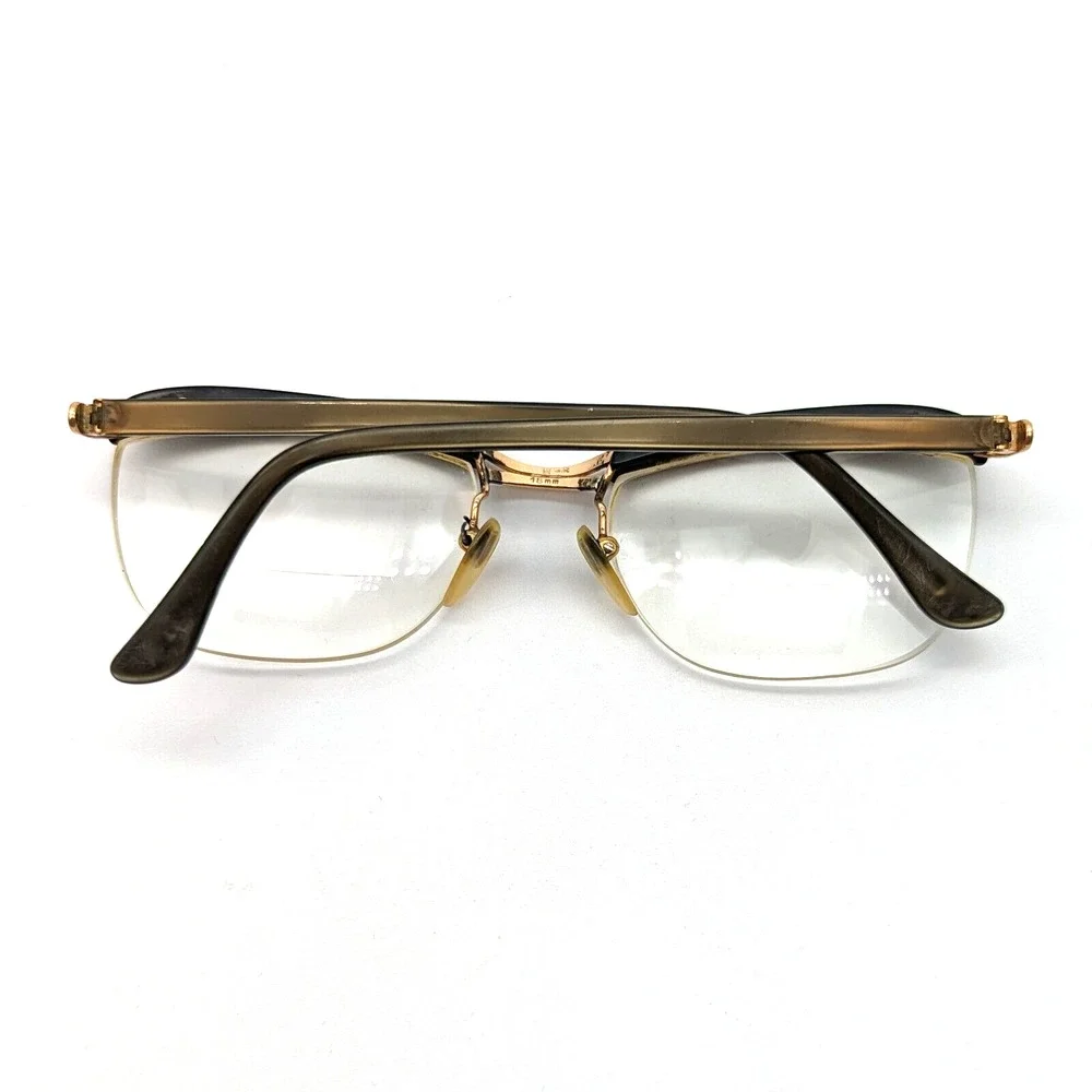 Amor Gold Filled Half Frame Glasses Vintage 1960s Made in France Says 18mm GF